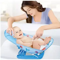 GENERICO - Silla De Baño Para Bebé Plegable Antideslizante Newborn Celeste