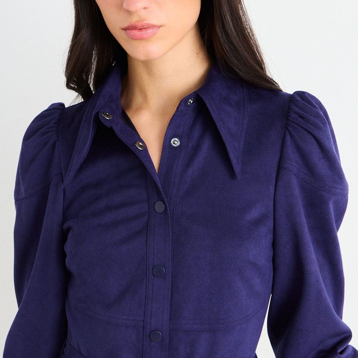 IO - Vestido Liso Mujer Azul Io
