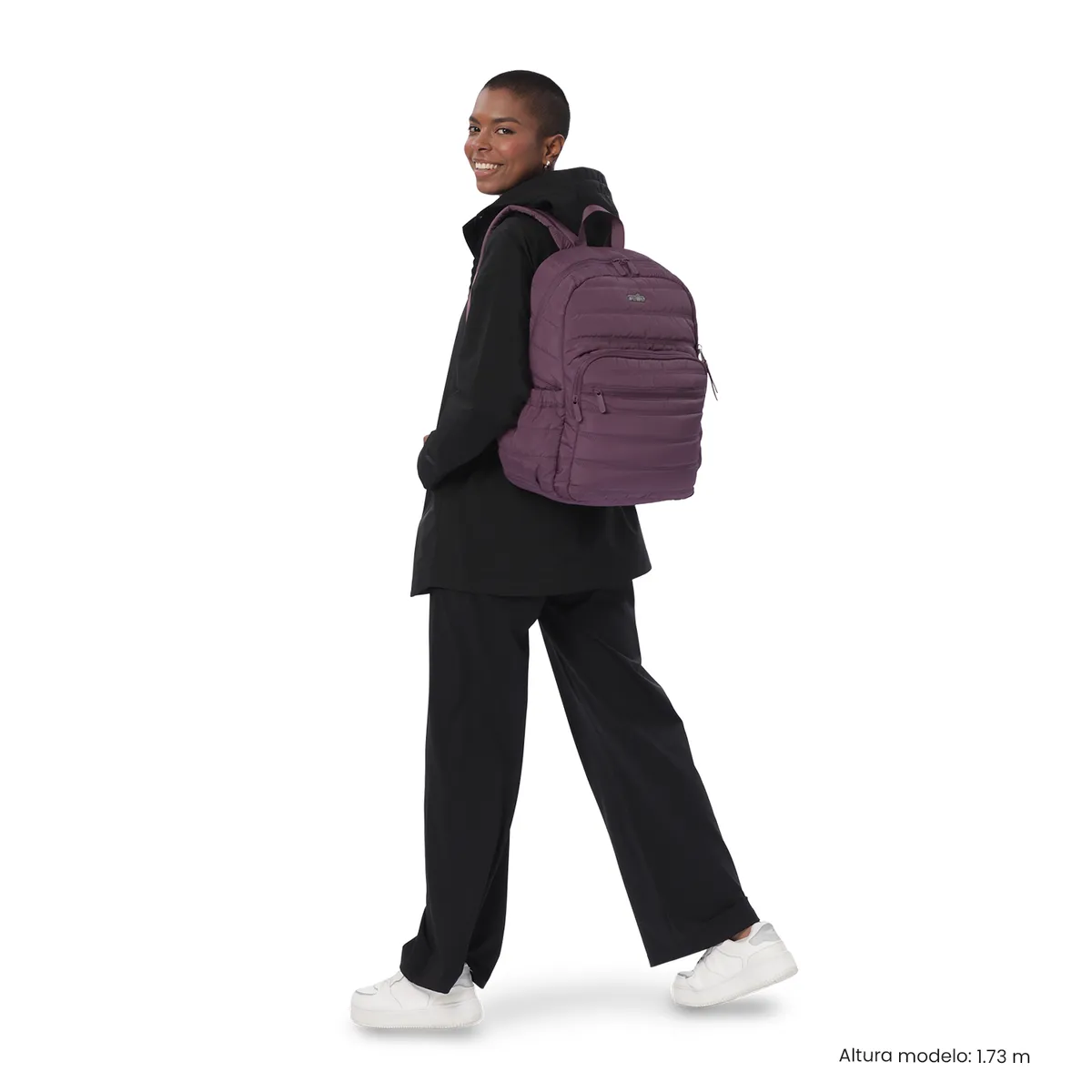 TOTTO - Mochila Universitario  Moxi Porta PC 15 Morado