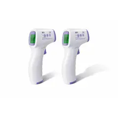 IRM - Pack 2 Termometro Infrarrojo Frontal Sin Contacto AD801 Digital Fiebre Bebe Nino Adulto LCD Rapido