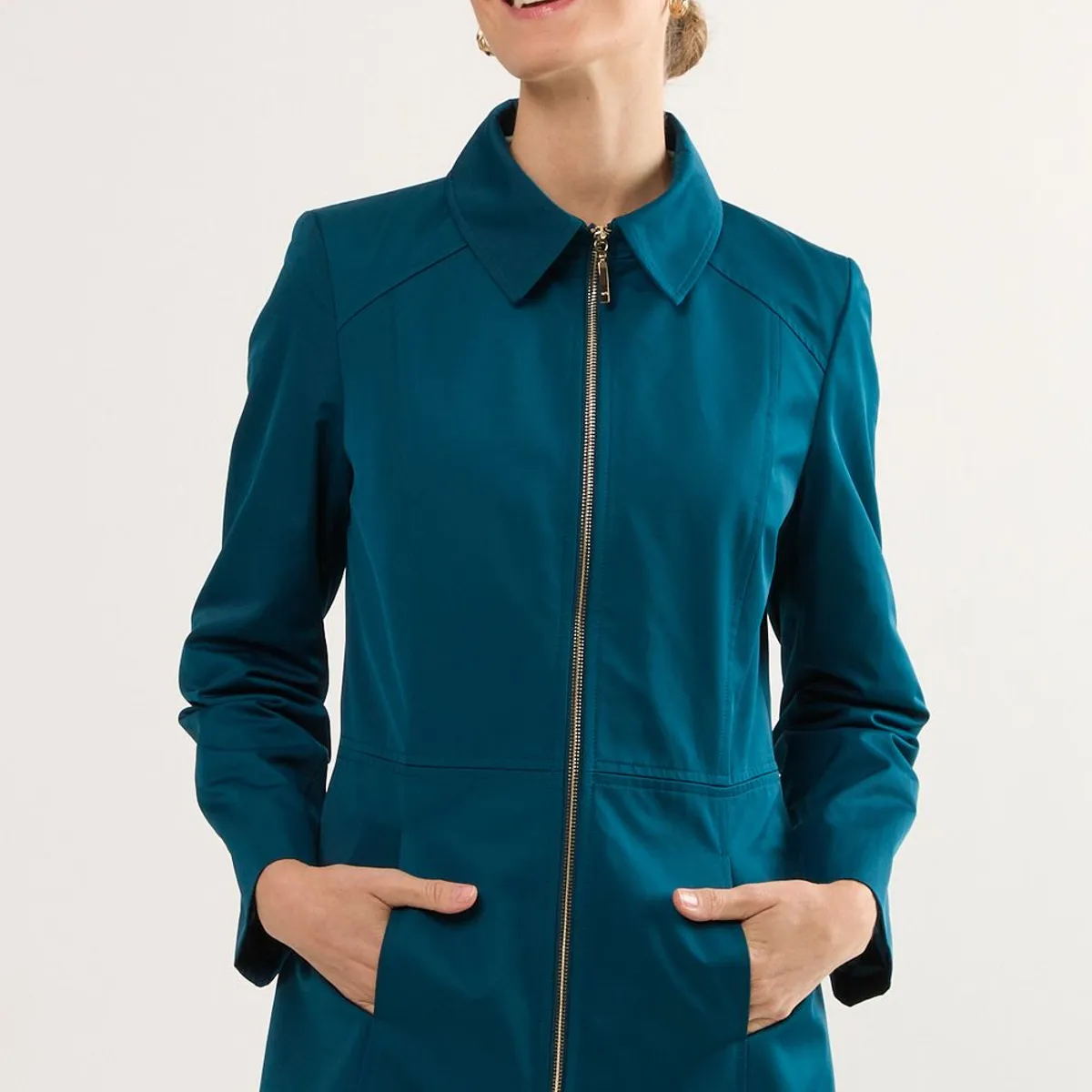 MA GRIFFE - Trench Mujer Petroleo Magriffe