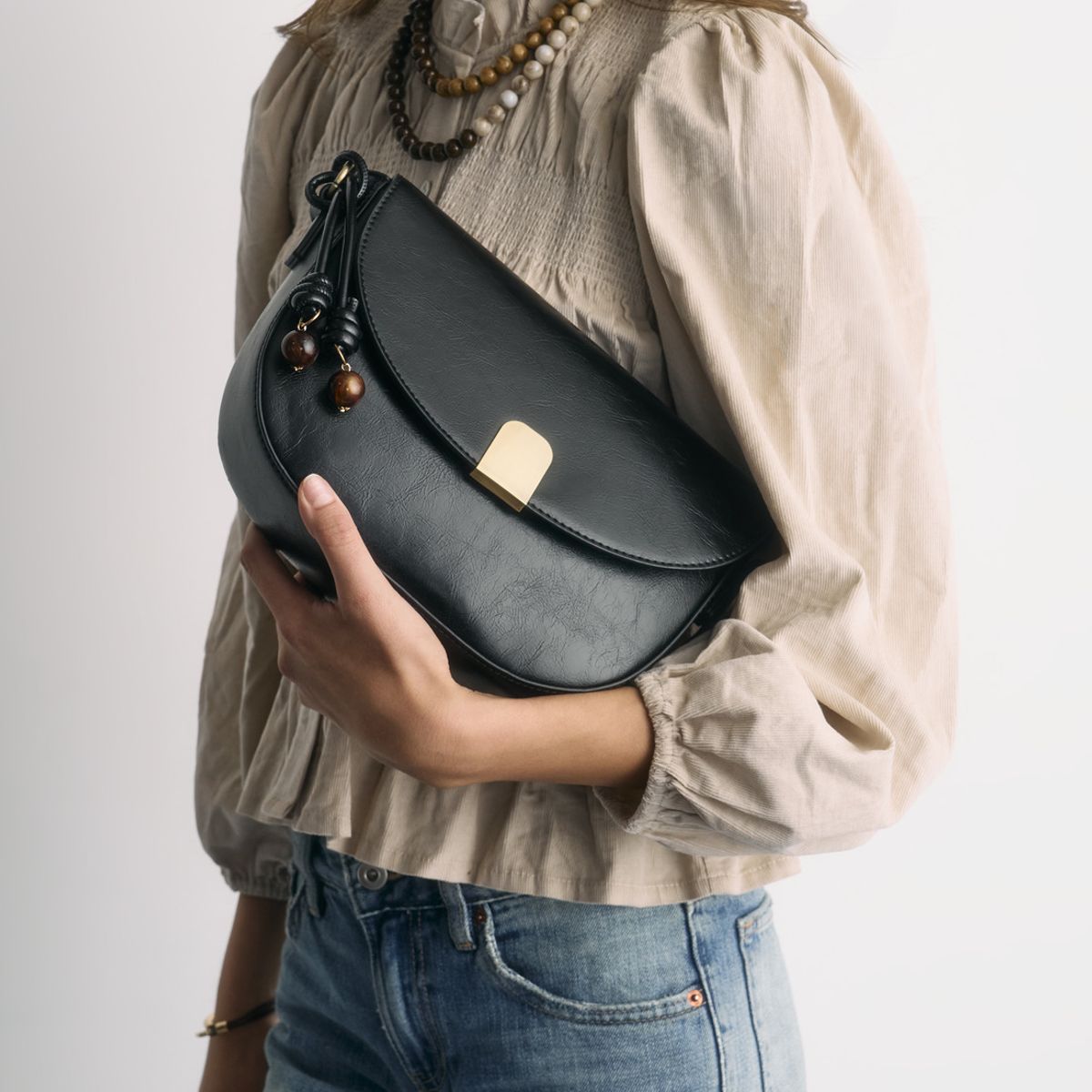 LOUNGE - Cartera Bandolera Bandolera Acharolada Charm Woman LOUNGE