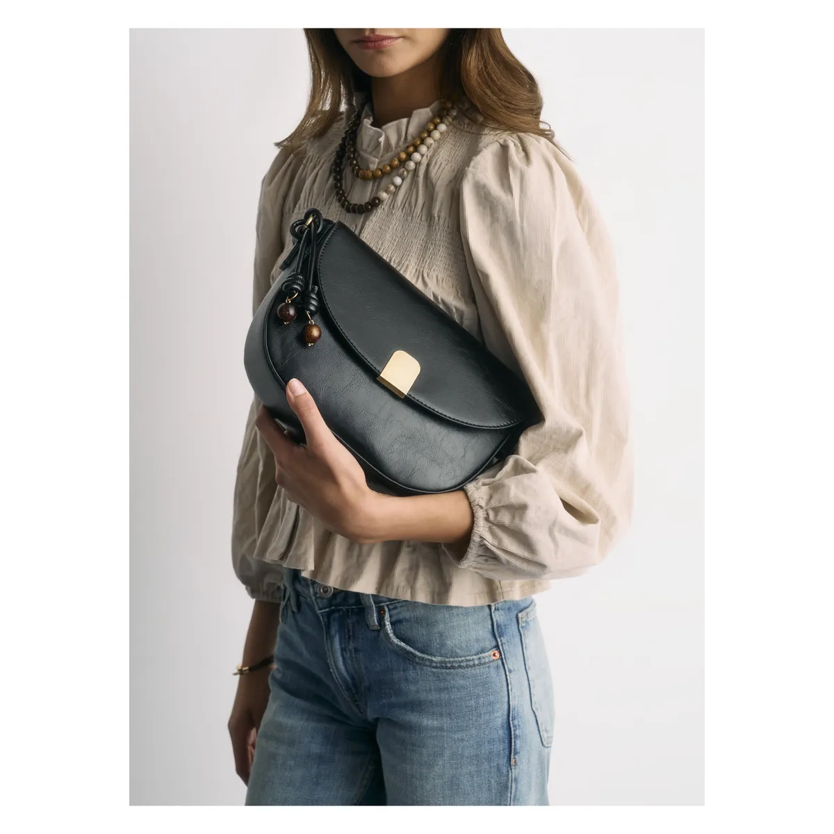 LOUNGE - Cartera Bandolera Bandolera Acharolada Charm Woman LOUNGE