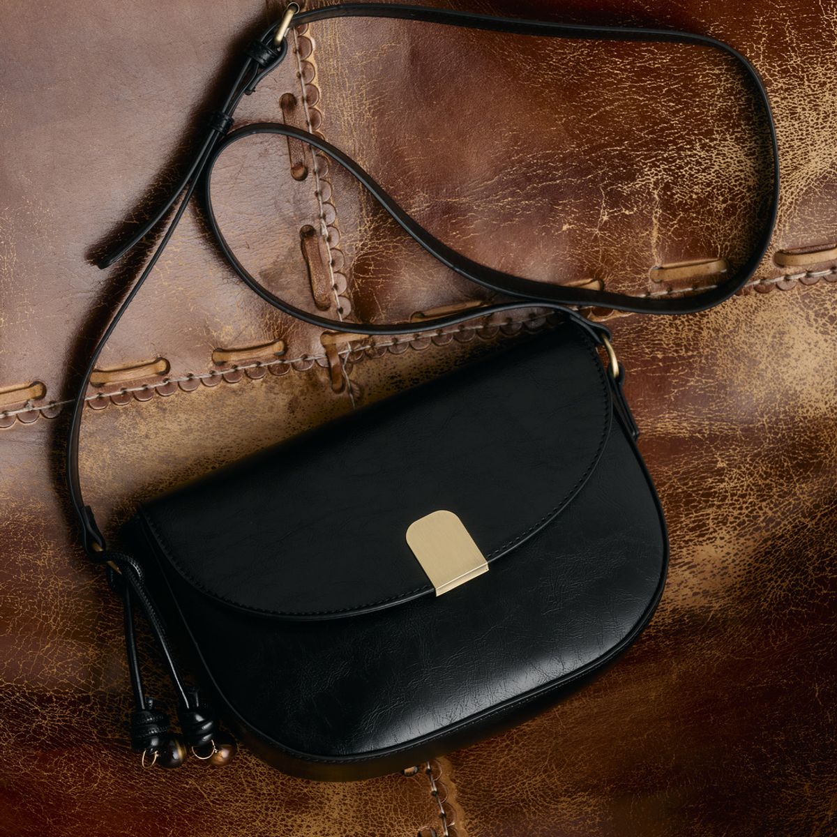 LOUNGE - Cartera Bandolera Bandolera Acharolada Charm Woman LOUNGE