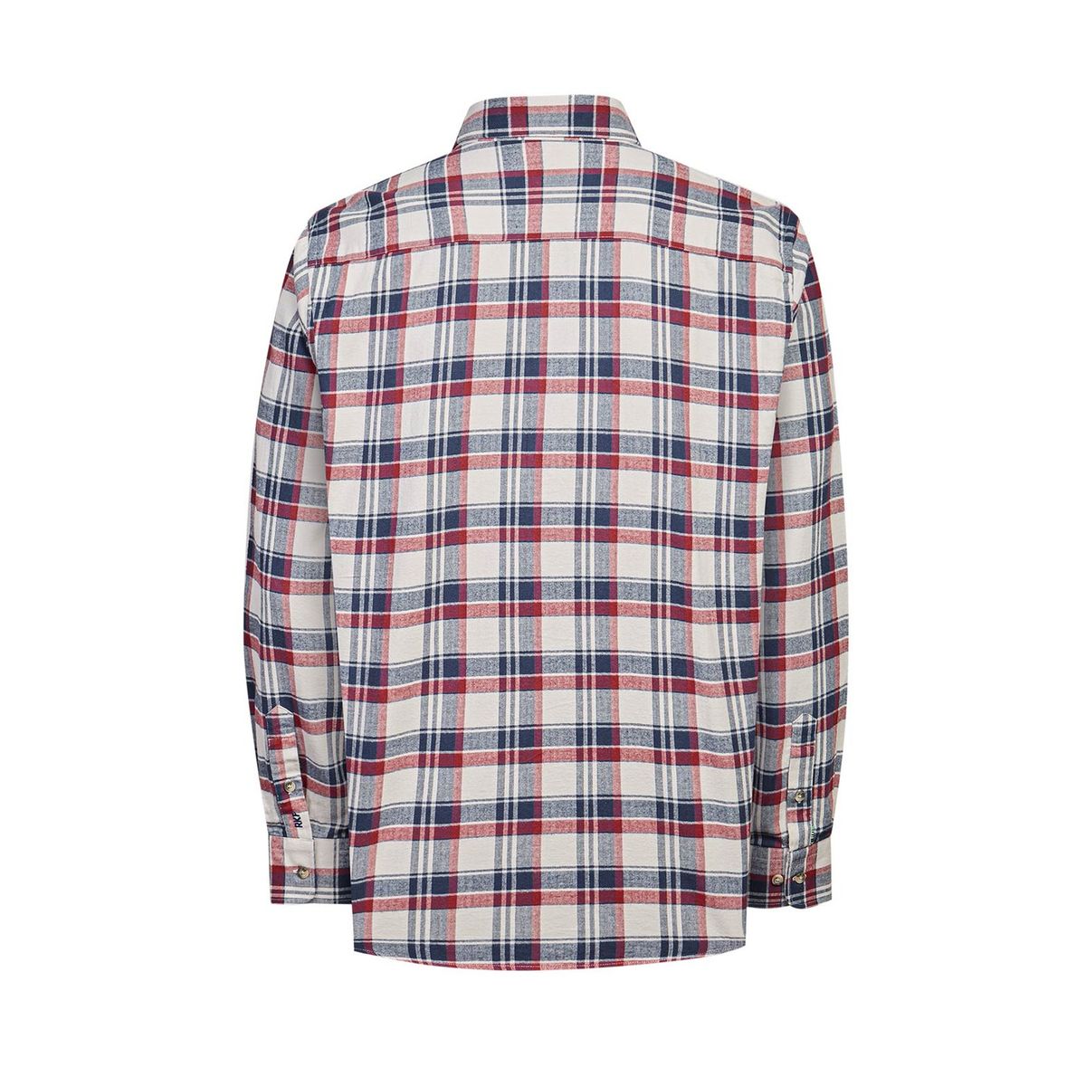 ROCKFORD - Camisa Algodón Orgánico Azul Hombre Flannel ROCKFORD