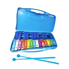 GENERICO - Metalófono Escolares 25 Notas Cromático Percusión Colores