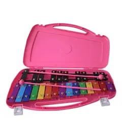 GENERICO - Metalófono Escolares 25 Notas Cromático Percusión Colores