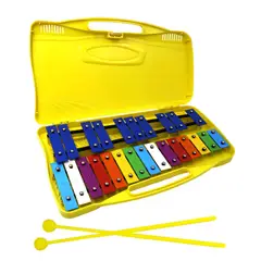 GENERICO - Metalófono Escolares 25 Notas Cromático Percusión Colores