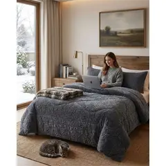 GENERICO - Cubrecama 2 plazas con Chiporro diseño Relieve