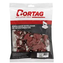 CORTAG - ESPACIADOR PARA NIVELACION ECO 1,5MM ROJO
