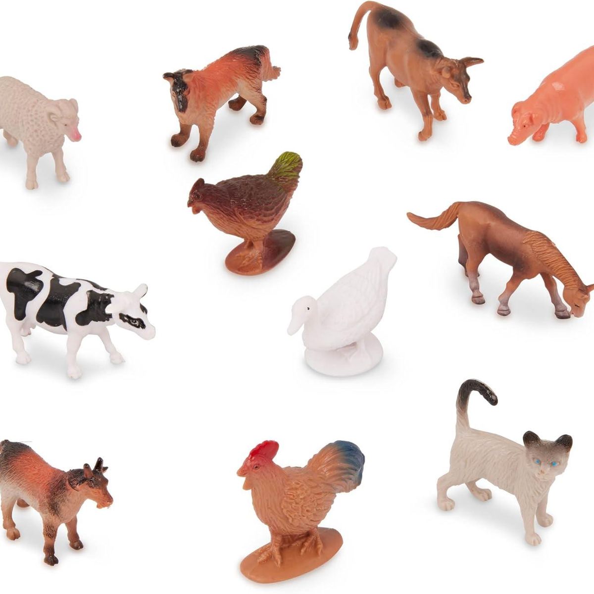 TERRA - Set animales de la granja - 60 piezas