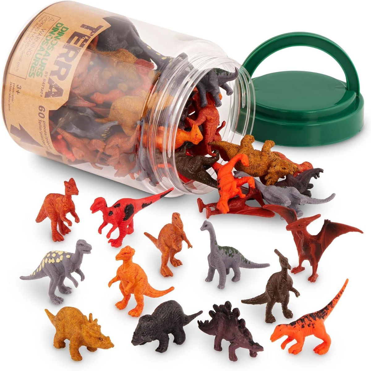 TERRA - Set Dinosaurios - 60 piezas