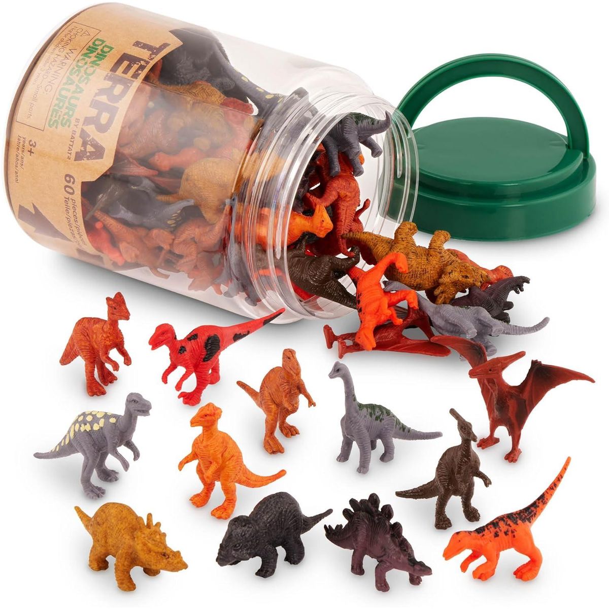 TERRA - Set Dinosaurios - 60 piezas