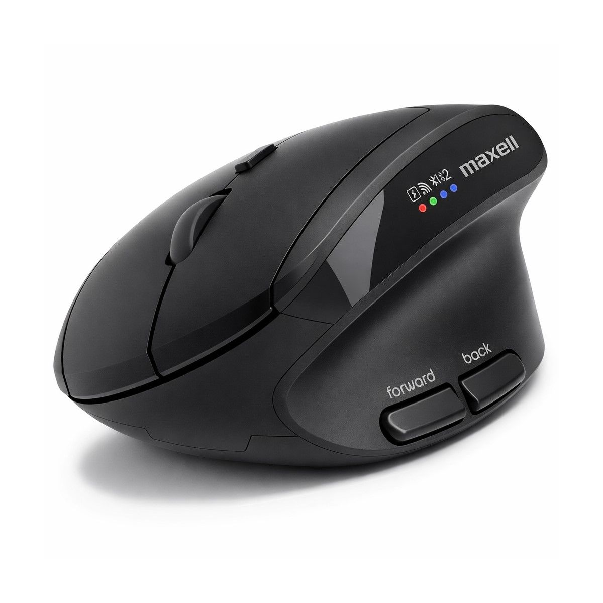 MAXELL - Mouse Vertical Bluetooth Ergonómico Maxell 2400 DPI Dual Negro