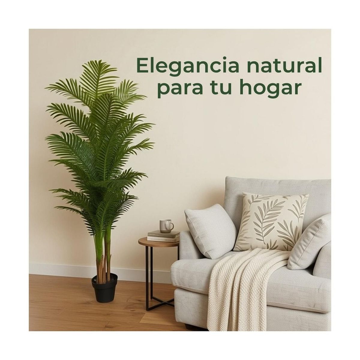 MOBII - Planta Artificial Palmera Areca Alta 170 cm