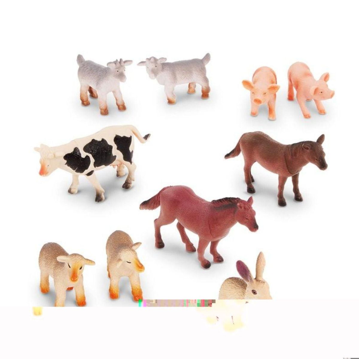 TERRA - Set Animales De La Granja 10 pcs