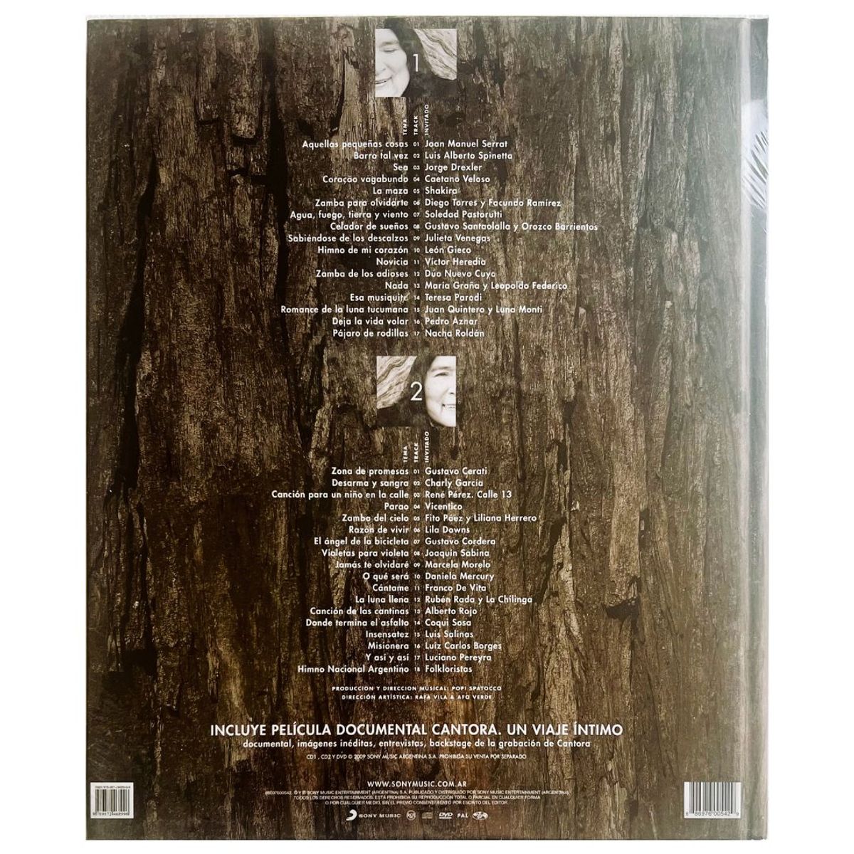 GENERICO - MERCEDES SOSA - CANTORA (2CD+DVD+LIBRO) / CD