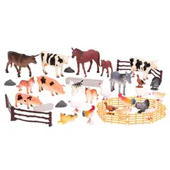 TERRA - Balde Animales de la Granja y Accesorios - 58 piezas
