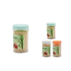 GENERICO - Palillos De Dientes De Madera 8 cm