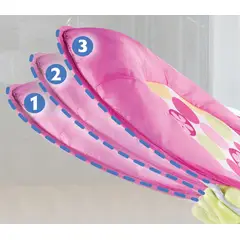 GENERICO - Silla De Baño Para Bebé Plegable Antideslizante Newborn Rosa