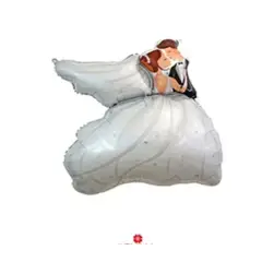 GENERICO - Globo metalico novios matrimonio