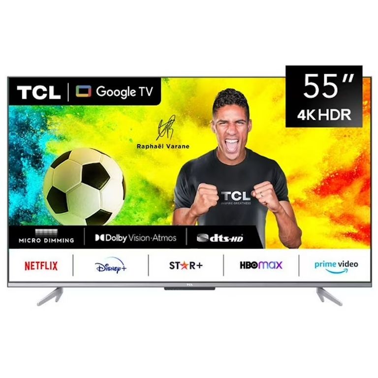Smart TV 55P725 55” 4K UHD Google TV Dolby Vision - Caja Reciclada