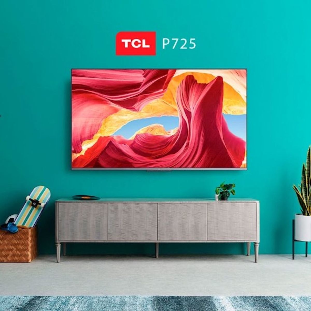 TCL - Smart TV TCL 55P725 55” 4K UHD Google TV Dolby Vision