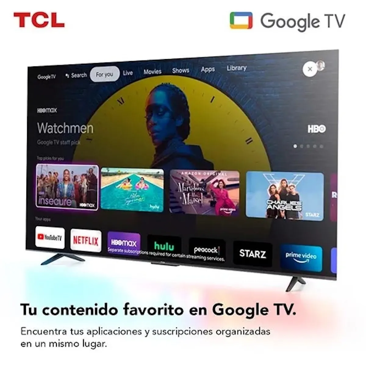 TCL - Smart TV TCL 43P635 43” 4K UHD Google TV HDR10
