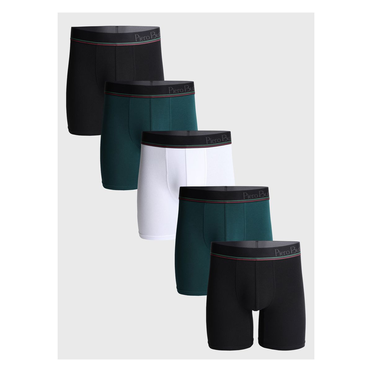 PIERO BUTTI - Boxer 5 Unidades Liso Multicolor Piero Butti PIERO BUTTI