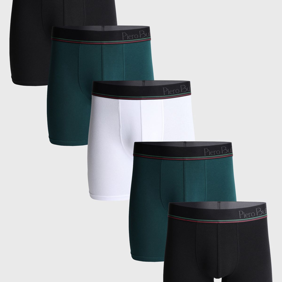 PIERO BUTTI - Boxer 5 Unidades Liso Multicolor Piero Butti PIERO BUTTI