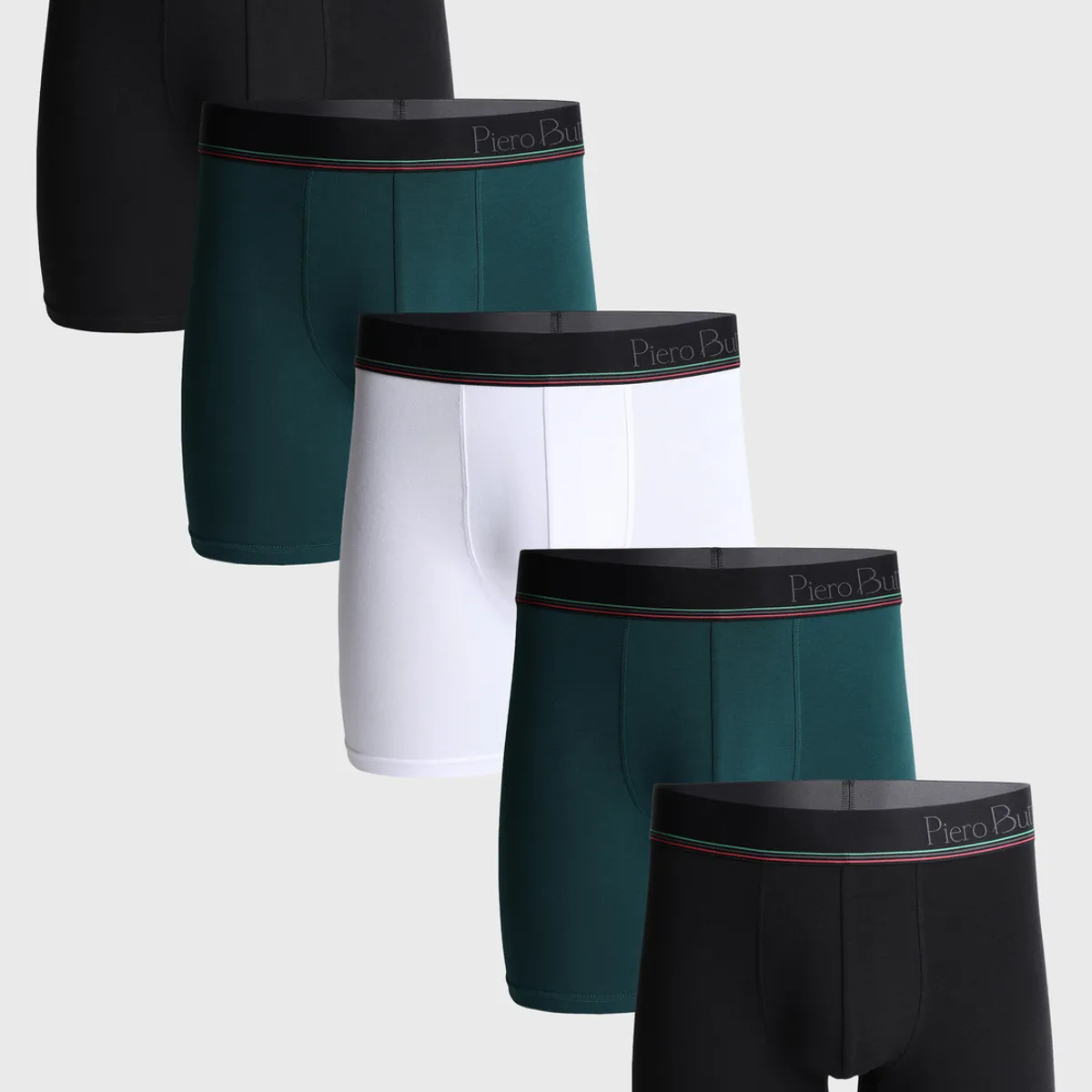 PIERO BUTTI - Boxer 5 Unidades Liso Multicolor Piero Butti PIERO BUTTI