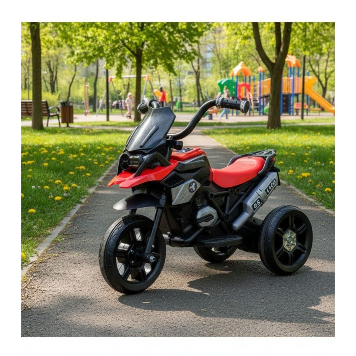 AUCKLAND OUTDOOR - Auto Eléctrico Infantil Moto Racer Batería Roja