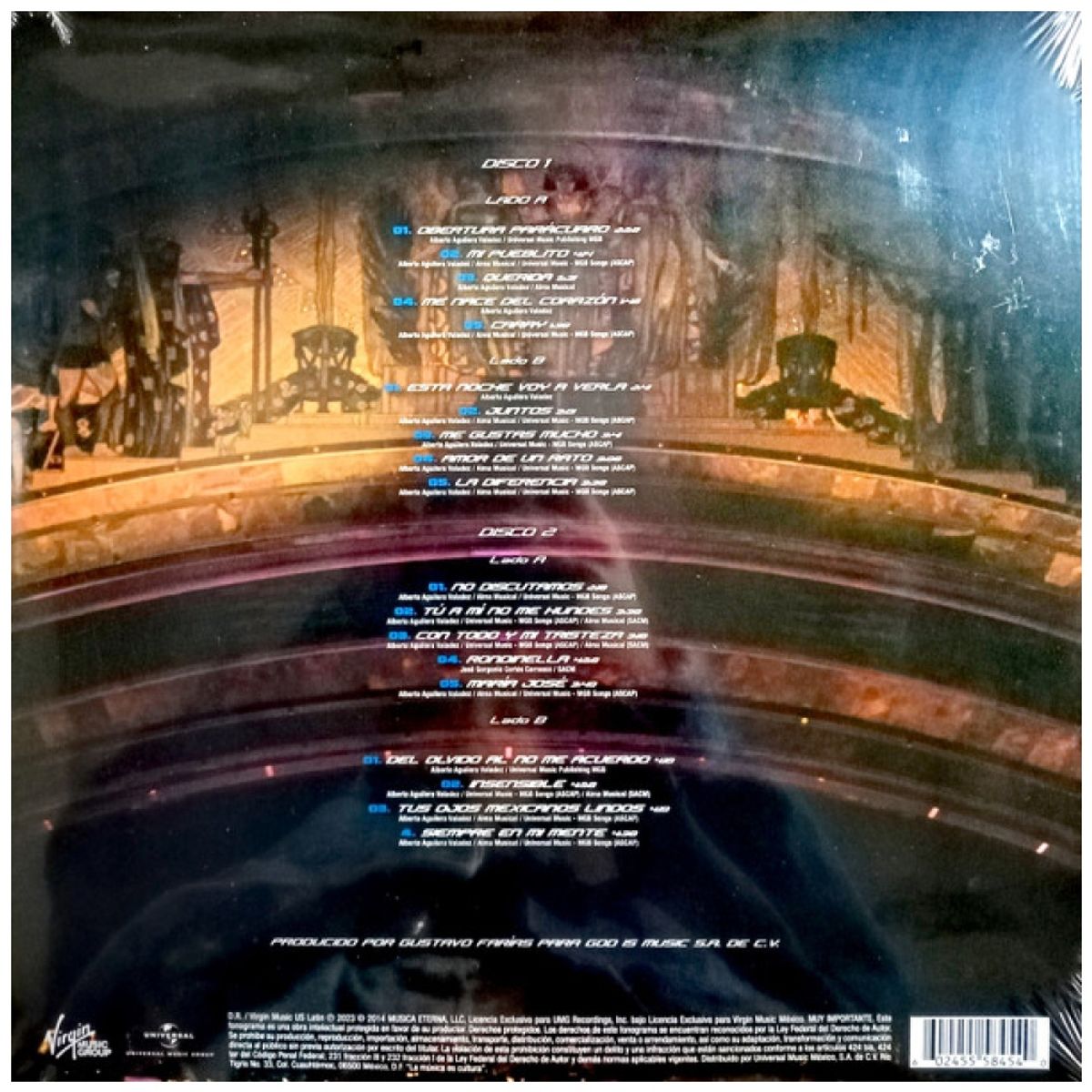 HITWAY MUSIC - JUAN GABRIEL - MIS 40 EN BELLAS ARTES V.1 2LP - VINILO