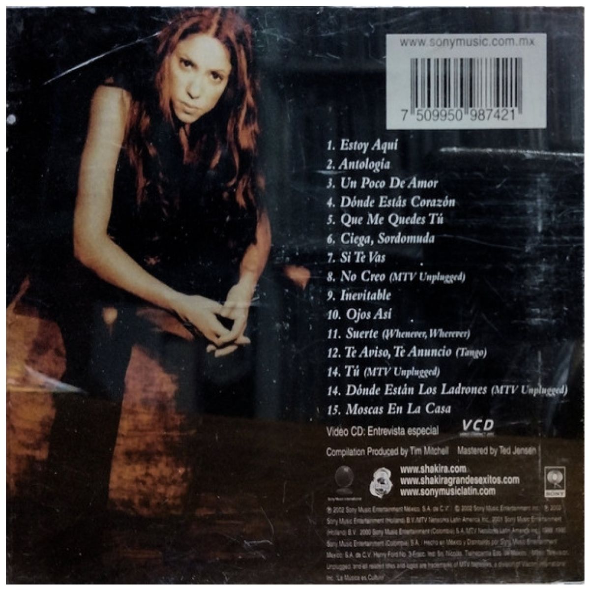 HITWAY MUSIC - SHAKIRA - GRANDES EXITOS - CD