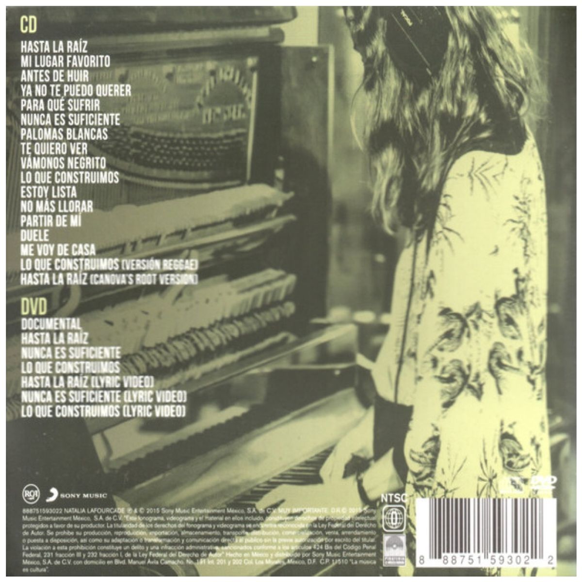 HITWAY MUSIC - NATALIA LAFOURCADE - HASTA LA RAIZ CD+DVD - CD