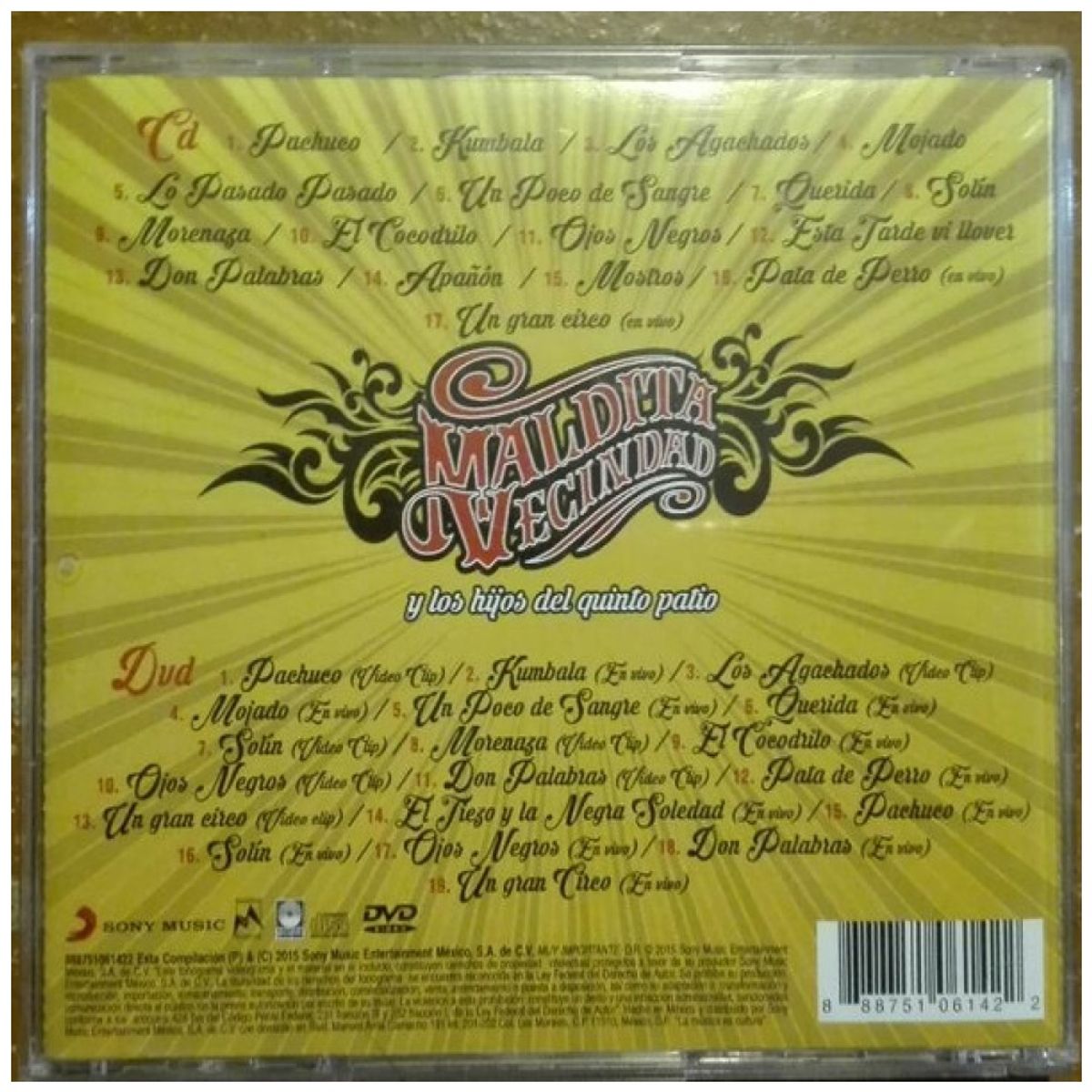 HITWAY MUSIC - MALDITA VECINDAD Y LOS HIJOS DEL QUINTO PATIO - A 30 ANOS CD+DVD - CD