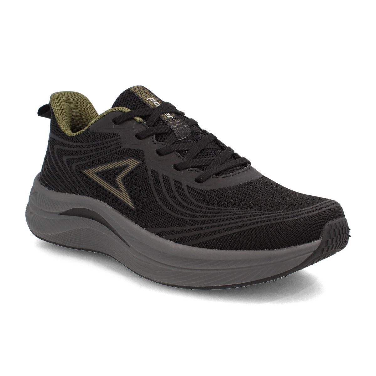 POWER - Zapatilla Deportiva Hombre Power Guida Touki Running Negro