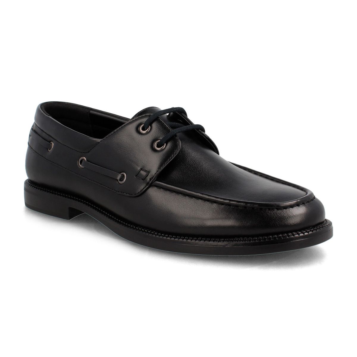 BATA - Mocasín Hombre Bata Madrid Cordones Negro