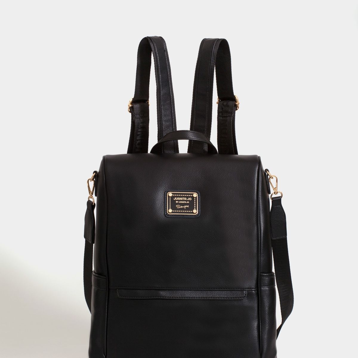 JUANITA JO - Mochila Grande Antirrobo Belen Negra