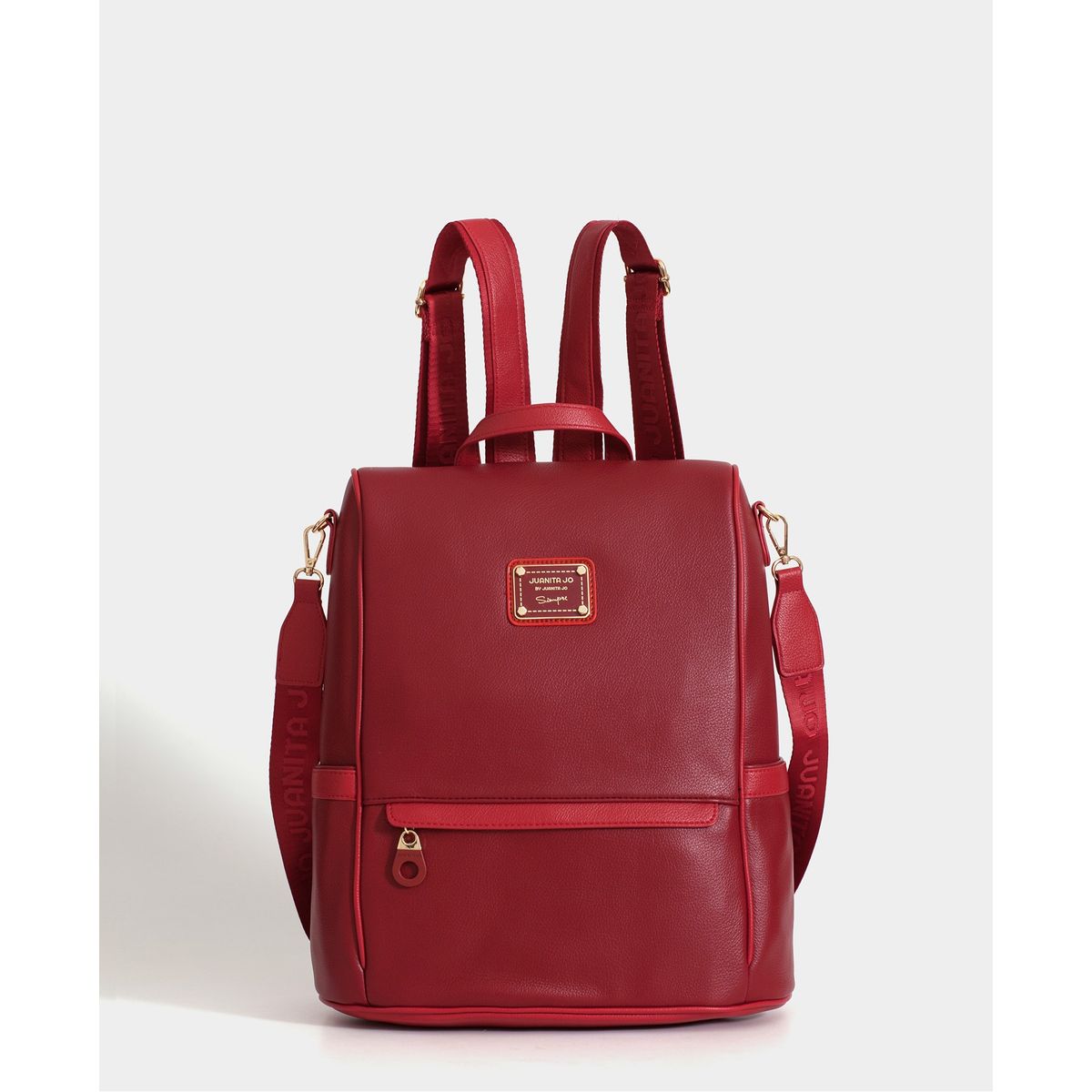 JUANITA JO - Mochila Grande Antirrobo Belen Roja