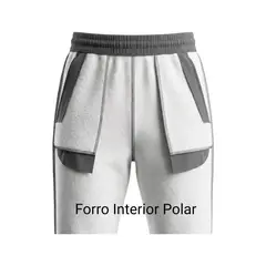 LOOK SHOP - Pantalón Buzo Recto Cargo Hombre Invierno. Jogger Juvenil. 7159