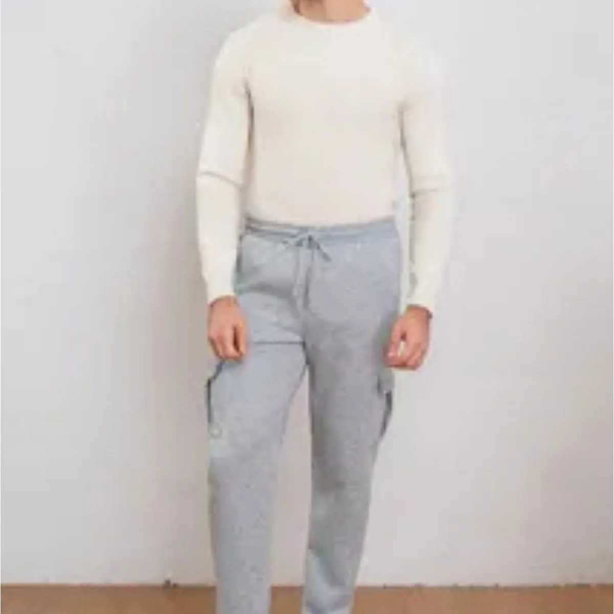 LOOK SHOP - Pantalón Buzo Recto Cargo Hombre Invierno. Jogger Juvenil. 7159