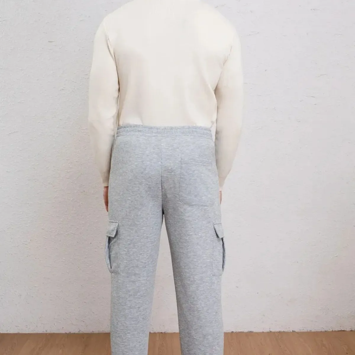 LOOK SHOP - Pantalón Buzo Recto Cargo Hombre Invierno. Jogger Juvenil. 7159