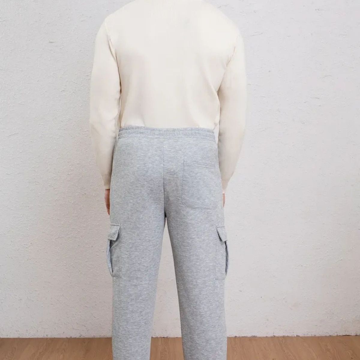 LOOK SHOP - Pantalón Buzo Recto Cargo Hombre Invierno. Jogger Juvenil. 7159