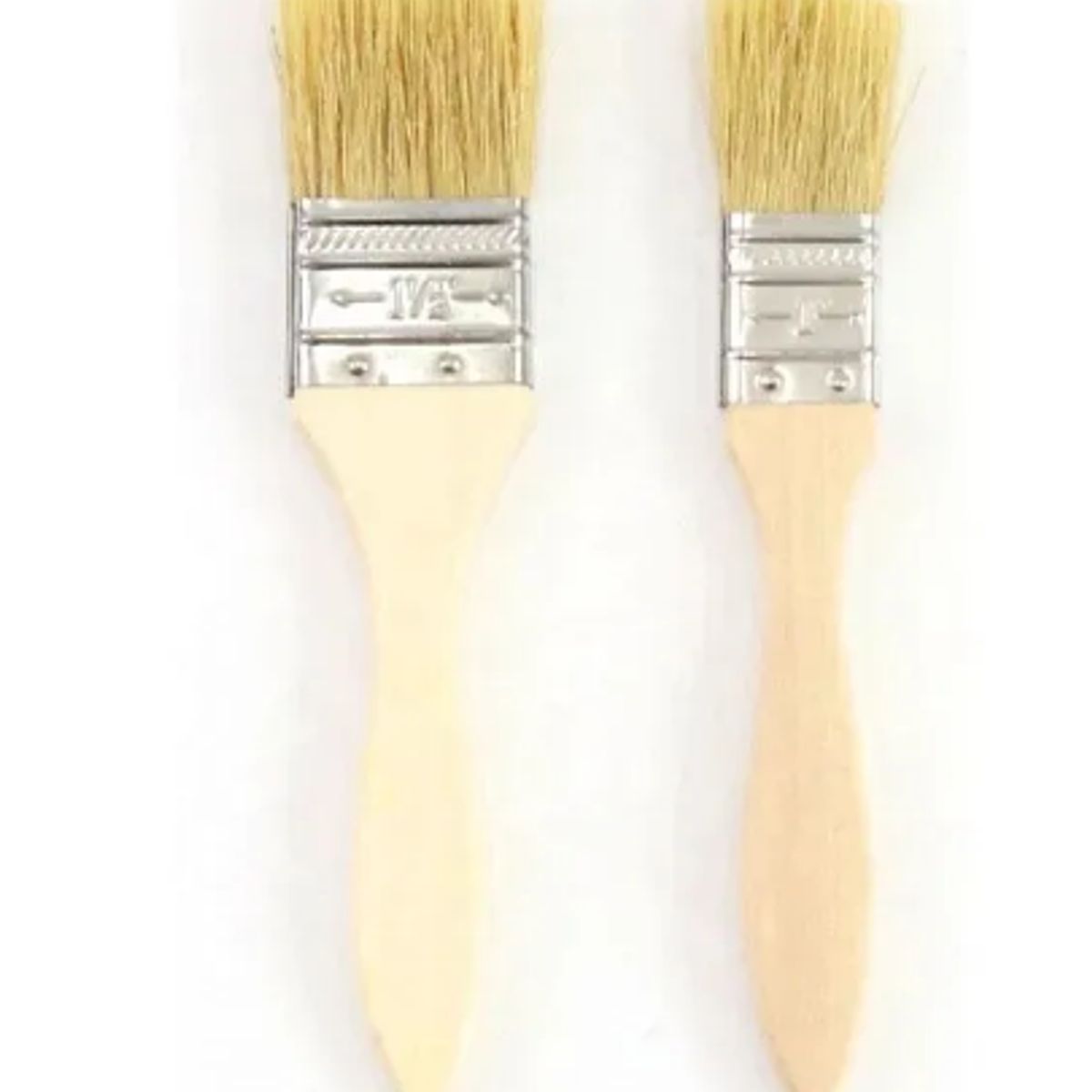 GENERICO - Juego De Brochas Set De 3 Piezas 1, 1,5, 2 Pulgadas Cerdas Natural