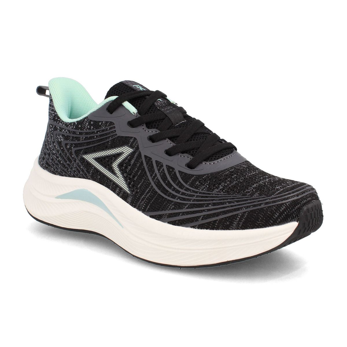 POWER - Zapatilla Deportiva Mujer Power Guida Tuoki Running Negro