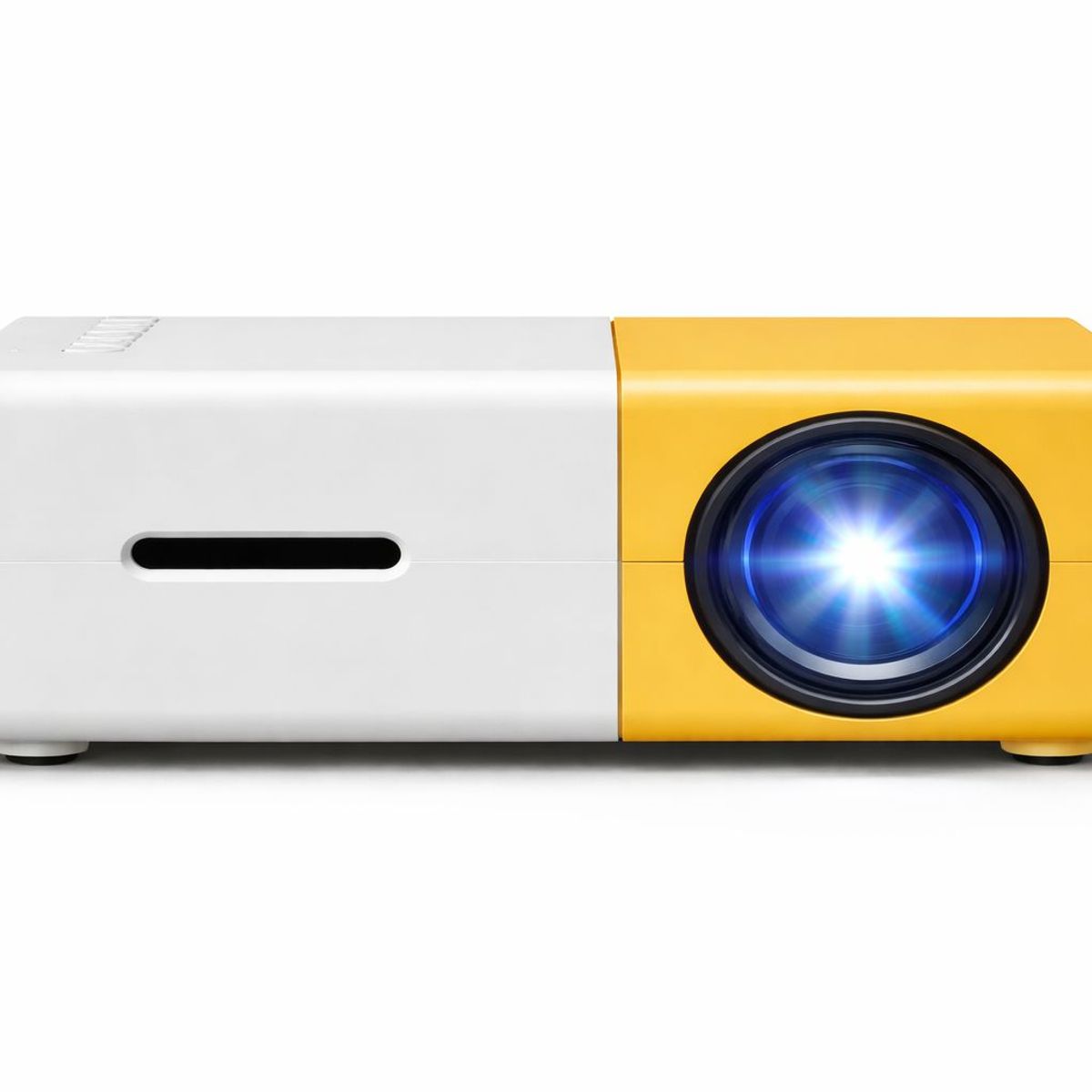 GENERICO - Proyector Mini Portatil HD 1080p YG300 600 Lumenes HDMI USB Cine Casa Peliculas