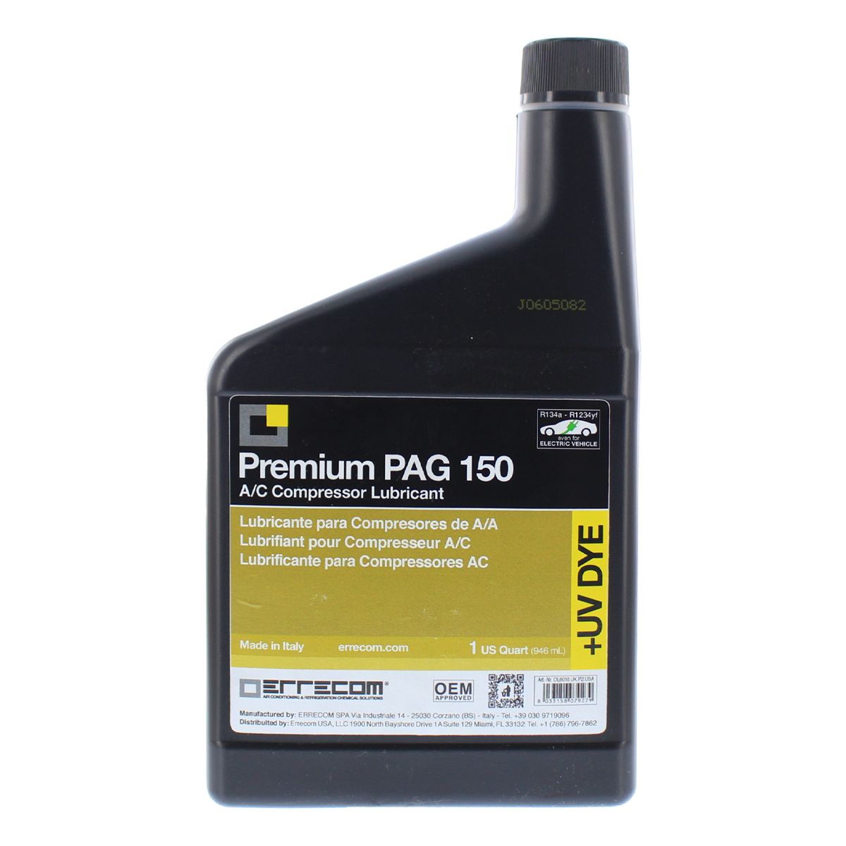 AMERICAN AIR - ACEITE PAG 150 + DETECTOR DE FUGAS UV 32OZ / 947ML ERRECOM
