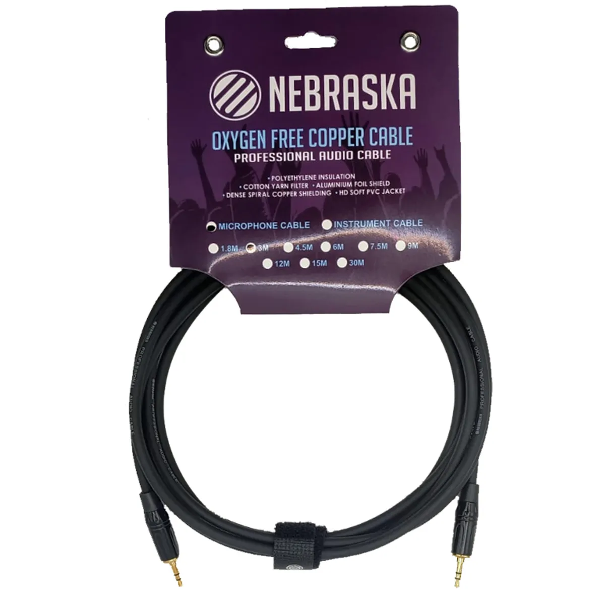 GENERICO - Cable Auxiliar Mini plug a mini plug Nebraska SJM-SJ3