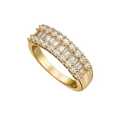 MERY SATT - Anillo Ancho Tres Corridas 1.82CT 14